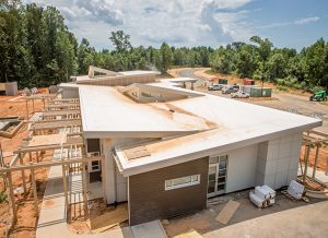 UNC Hospice Construction Project from Precision Walls, Inc. - Pittsboro, NC